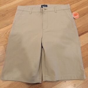 Children's Place Boy's Khaki Flat Front Shorts